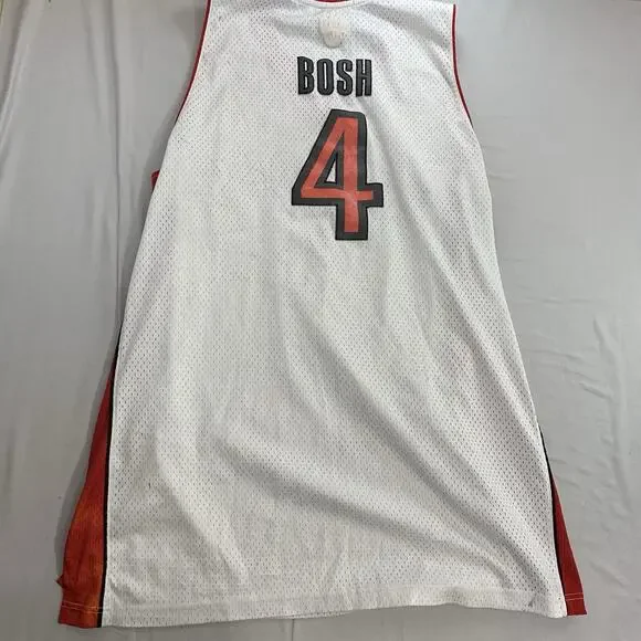 Adidas Chris Bosh Toronto Raptors Jersey Men’s Size 3XL White & Red - Picture 7 of 10